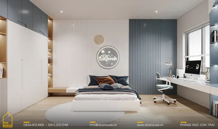 Phòng Ngủ Con Trai Đẹp