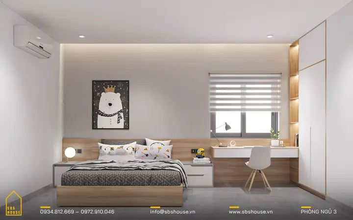 Mẫu Phòng Ngủ Con Trai Lớn