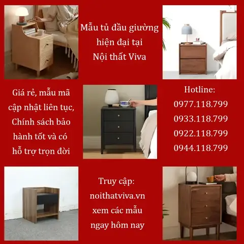 Nội Thất Viva - Địa Chỉ Mua Tủ Đầu Giường Đẹp, Bền Uy Tín