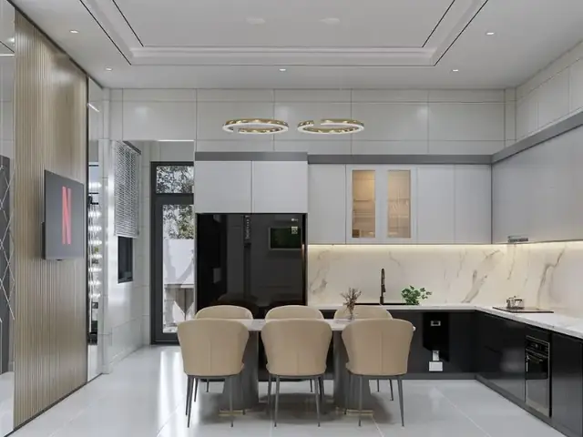 Thiết Kế Nhà Ngang 6m Dài 14m Với Seno Trang Trí Hình Mái Thái