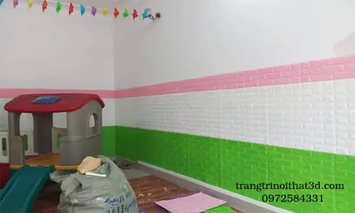 Độc Đáo Với Mẫu Trang Trí Xốp Dán Tường 3d Với Màu Trắng Hồng Đẹp