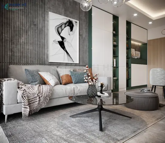 Vách Ốp Gỗ Trang Trí Tường Sofa Phòng Khách