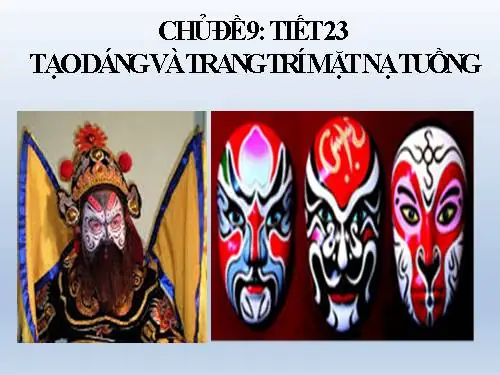 Mĩ Thuật 8 Trang Trí Mặt Nạ Cho Trẻ Em Như Thế Nào?