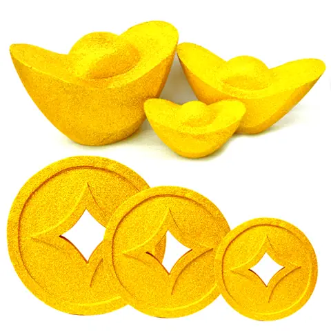 Mô Hình Thỏi Vàng Bằng Xốp