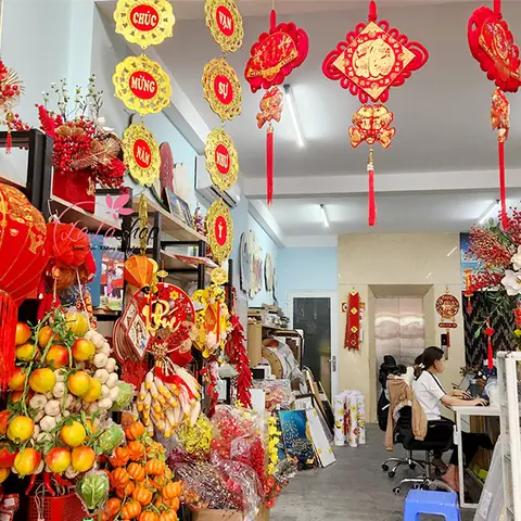 Top 10 Cửa Hàng Bán Đồ Trang Trí Tết 2025 Đẹp Giá Rẻ Ở Tphcm