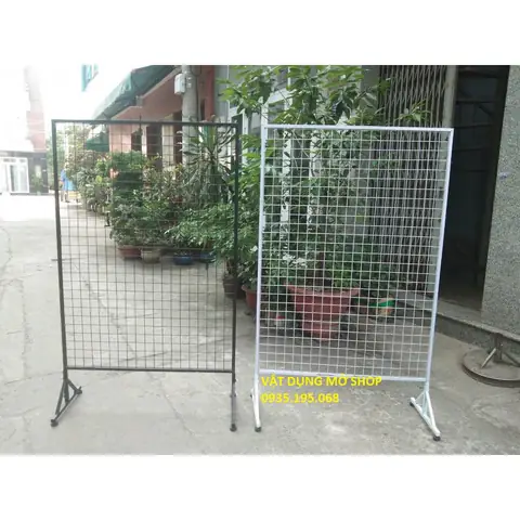 Khung Lưới Treo Áo Quần Có Chân Sắt, Viền Sắt 1m*1m – Khung Lưới ...