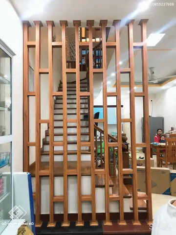 Lam Hộp Gỗ Nhựa Trang Trí Lh03-10050 – Vách Cầu Thang Giá Rẻ