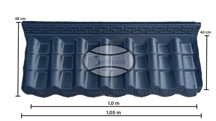Thông Số Kỹ Thuật Ngói Pvc/asa Trang Trí Âm Dương.