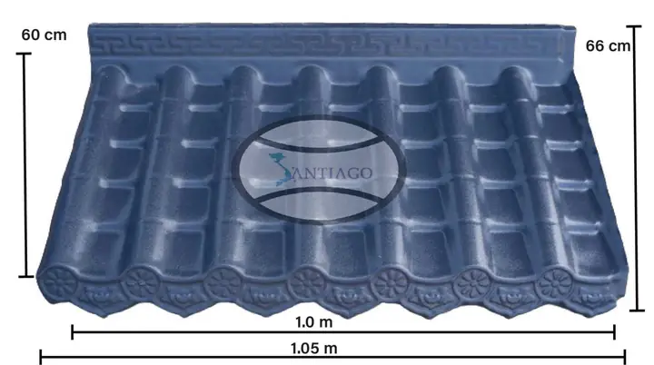 Thông Số Kỹ Thuật Ngói Pvc/asa Trang Trí Âm Dương.