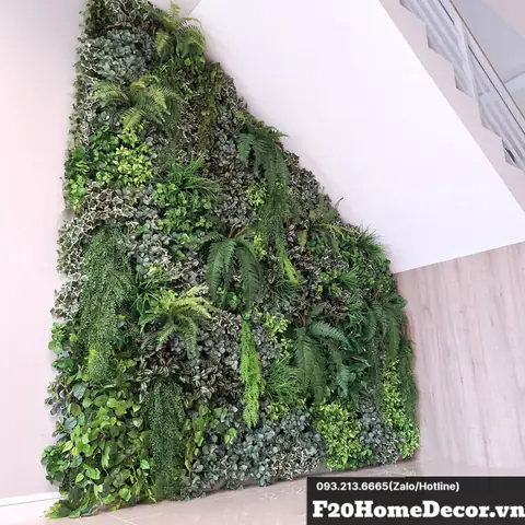 Vách Ngăn Cây Giả Trang Trí Gầm Cầu Thang - F20 Home Decor