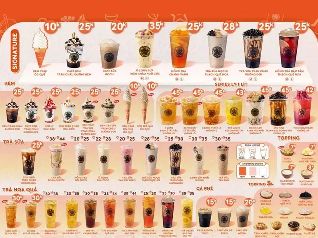 Menu Phong Cách Sắc Màu Gây Ấn Tượng Thị Giác