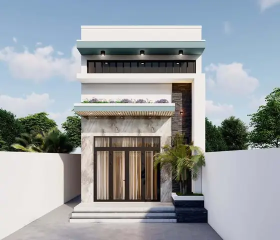 Mẫu Nhà Cấp 4 1 Mái Có Gác Lửng