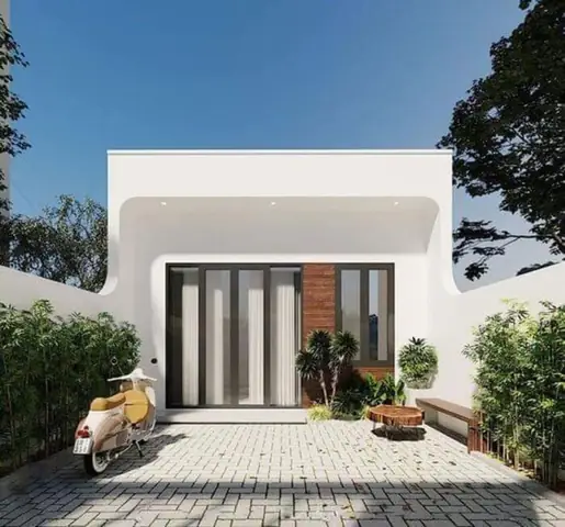 Mẫu Nhà Cấp 4 1 Mái Phong Cách Tối Giản