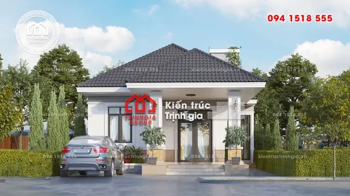 Bản Vẽ Thiết Kế Nhà Cấp 4 Nông Thôn 3 Phòng Ngủ