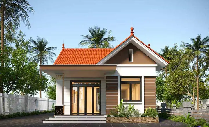 Nhà Cấp 4 8x10m 2 Phòng Ngủ