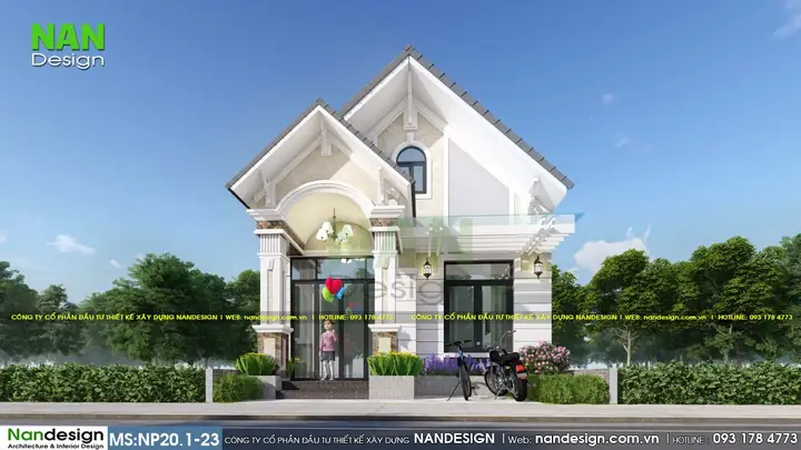 Nhà Cấp 4 Mặt Tiền 6m Tân Cổ Điển Mái Thái