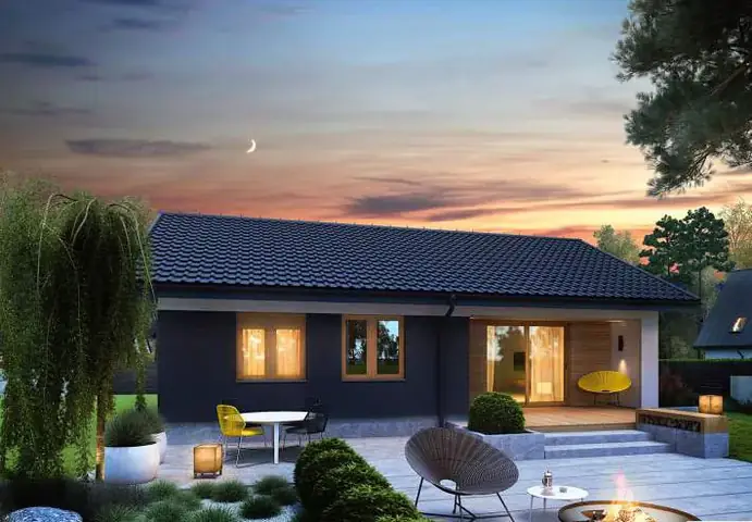 Mẫu Nhà Cấp 4 Này Rất Đẹp Và Thơ Mộng, Rất Phù Hợp Với Những Gia Chủ Trẻ, “bỏ Phố Về Quê”, Tận Hưởng Cuộc Sống Và Không Khí Trong Lành Nơi Làng Quê.