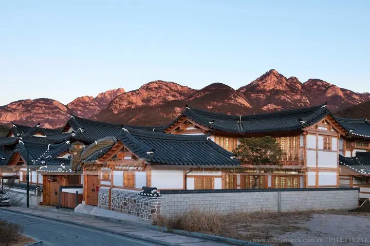 Mẫu Nhà Cấp 4 Kiểu Hàn Quốc Truyền Thống – Hanok