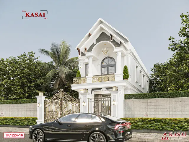 Mẫu Nhà Ống 2 Tầng Mái Thái 5x20m Đẹp