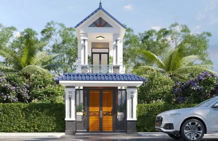 Mẫu Nhà Ống 2 Tầng Mái Thái 5x20m Đẹp