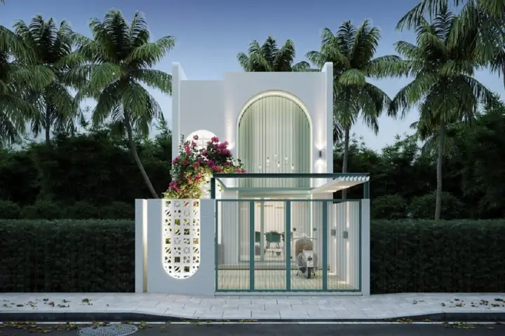 Nhà Nhỏ Đẹp Dễ Thương: Thiết Kế Tối Giản2 Tầng