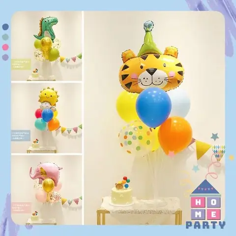 [kèm Trụ] Set Trụ Bóng Bay Con Vật Trang Trí Sinh Nhật Cho Bé ...