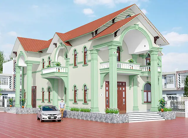 Mẫu Phối Màu Sơn Biệt Thự Đẹp Và Hợp Xu Hướng Mới Nhất