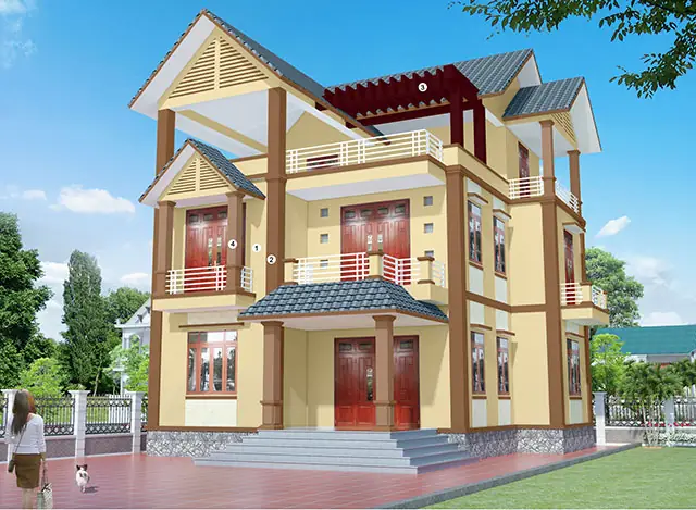 Ngoại Cảnh Của Căn Biệt Thự