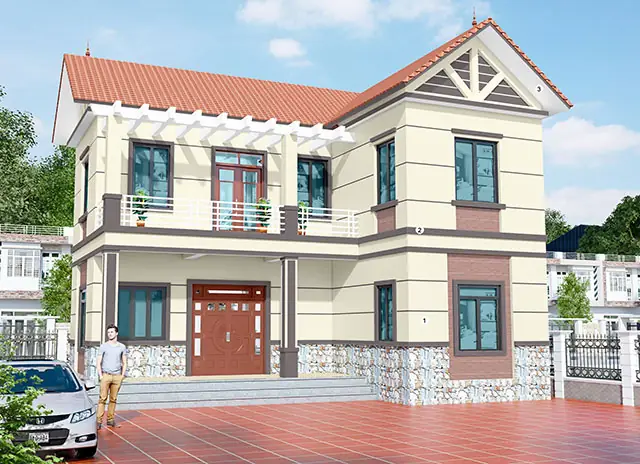 Mẫu Phối Màu Sơn Biệt Thự Đẹp Và Hợp Xu Hướng Mới Nhất