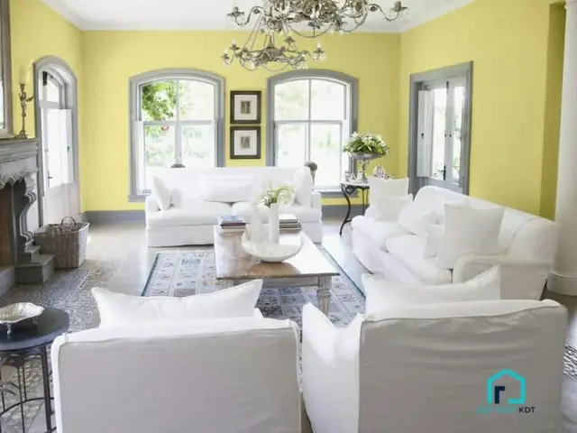 2 Phong Cách Hàn Quốc Với Màu Vàng Nhạt Nhẹ Nhàng