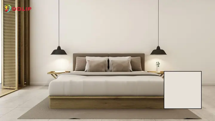 Phòng Ngủ Màu Xám Hồng