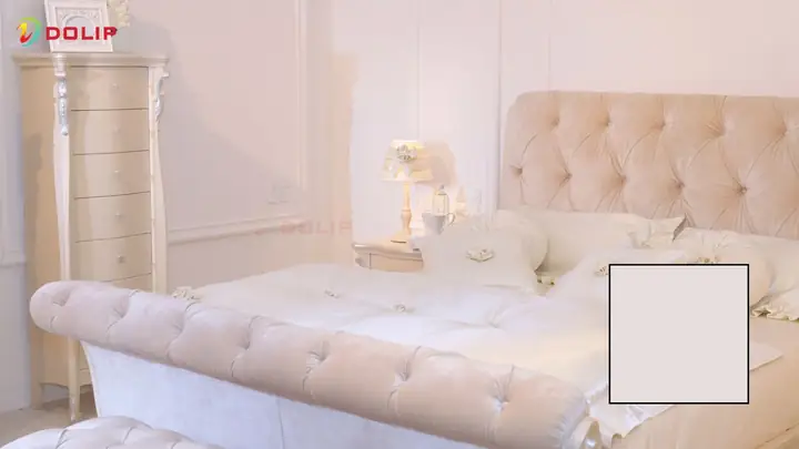 Phòng Ngủ Màu Xám Hồng