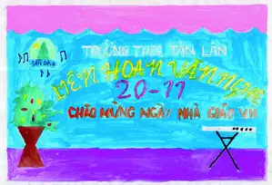 Vẽ Trang Trí Hội Trường Lớp 9 20-11 Thú Vị Vẽ Trang Trí Hội Trường Lớp 9 20-11 Thú Vị