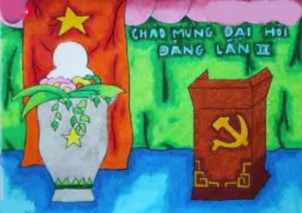 Vẽ Tranh Đề Tài Trang Trí Hội Trường Ấn Tượng Vẽ Tranh Đề Tài Trang Trí Hội Trường Ấn Tượng