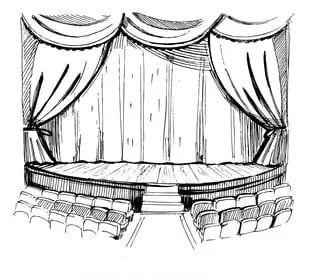 Vẽ Phác Thảo Trang Trí Hội Trường Đơn Giản Vẽ Phác Thảo Trang Trí Hội Trường Đơn Giản