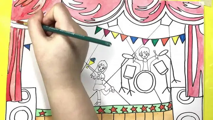 Vẽ Tranh Trang Trí Sân Khấu Lớp 9 Sáng Tạo Vẽ Tranh Trang Trí Sân Khấu Lớp 9 Sáng Tạo