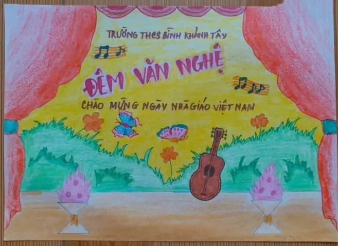 Vẽ Tranh Đề Tài Trang Trí Hội Trường Ấn Tượng Vẽ Tranh Đề Tài Trang Trí Hội Trường Ấn Tượng