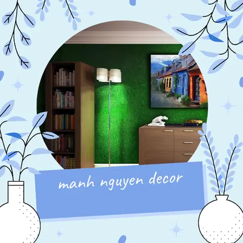 Cỏ Trang Trí - Thảm Cỏ Trang Trí Tường - Bức Tường Cây Giả - Cỏ Nhựa Tại Bình Thạnh