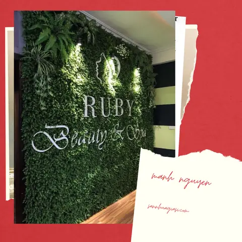 Cỏ Trang Trí - Thảm Cỏ Trang Trí Tường - Bức Tường Cây Giả - Cỏ Nhựa Tại Bình Thạnh