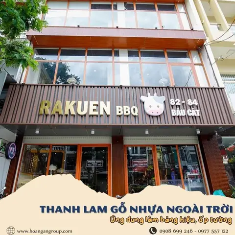 Thanh Lam Gỗ Nhựa Ngoài Trời Ứng Dụng Làm Nhà Chòi