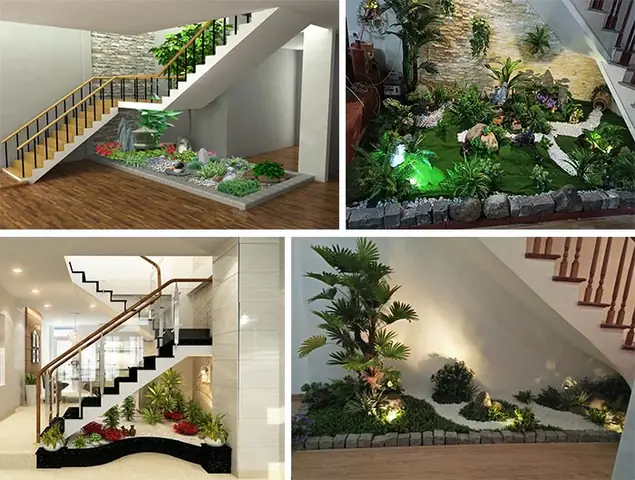 Tiểu Cảnh Gầm Cầu Thang