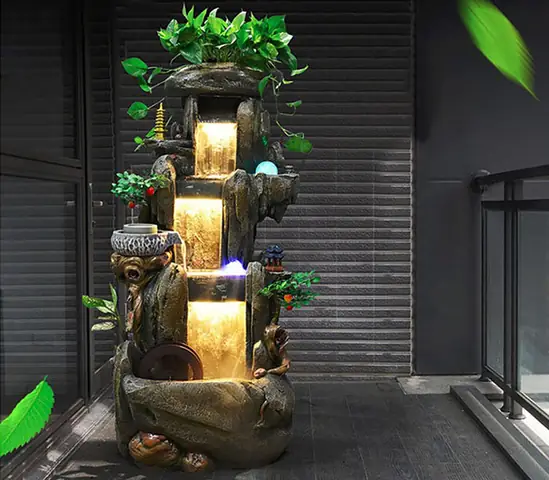 Tiểu Cảnh Thác Nước Mini