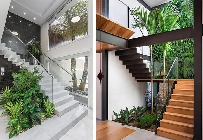 Tiểu Cảnh Gầm Cầu Thang