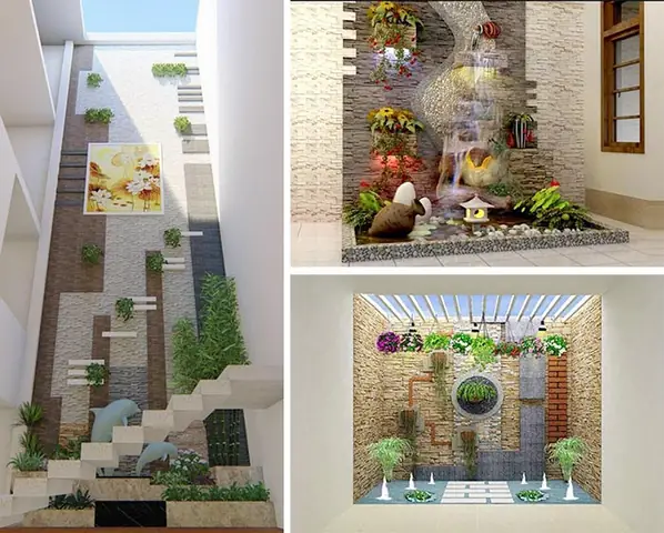 Tiểu Cảnh Giếng Trời Trong Nhà