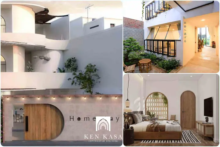 Thiết Kế Mặt Tiền Cho Homestay Nhà Ống Thiết Kế Mặt Tiền Cho Homestay Nhà Ống