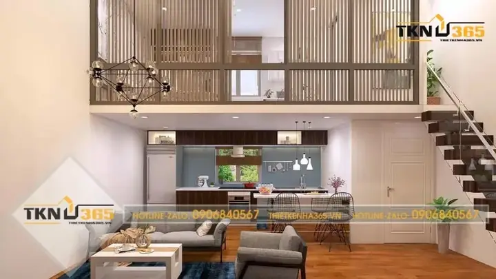 Mẫu Thiết Kế Nhà Diện Tích Nhỏ 20m2 Gác Lửng