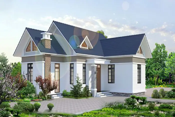 Mẫu Nhà Cấp 4 3 Phòng Ngủ 300 Triệu Sân Vườn