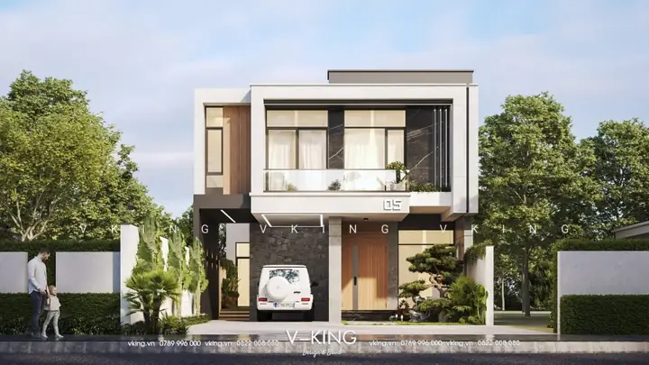 Mẫu Nhà Hộp Đẹp 2 Tầng Độc Đáo Tại Bình Dươngvk23024 Mẫu Nhà Hộp Đẹp 2 Tầng Độc Đáo Tại Bình Dươngvk23024