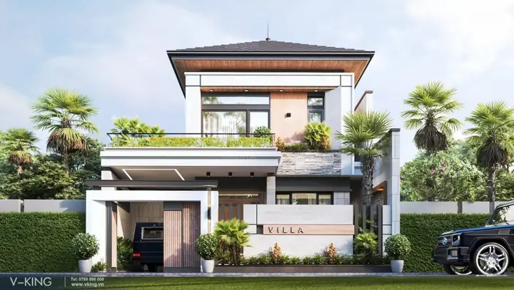 Kiểu Nhà Hộp 2 Tầng Mái Nhật Lạ Mắt Tại Hà Nộivk22012 Kiểu Nhà Hộp 2 Tầng Mái Nhật Lạ Mắt Tại Hà Nộivk22012