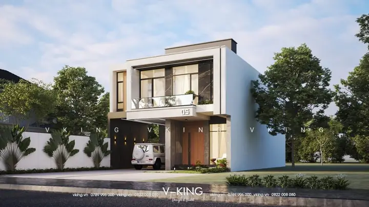 Mẫu Nhà Hộp Đẹp 2 Tầng Độc Đáo Tại Bình Dươngvk23024 Mẫu Nhà Hộp Đẹp 2 Tầng Độc Đáo Tại Bình Dươngvk23024